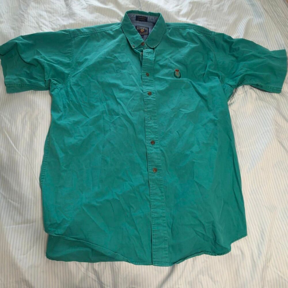 Ralph-lauren Men's Green and Blue Shirt